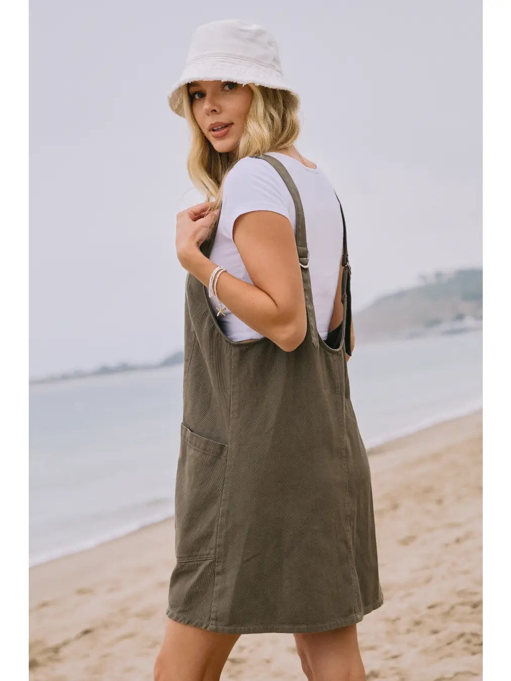 Plus | Denim Mini Dress
