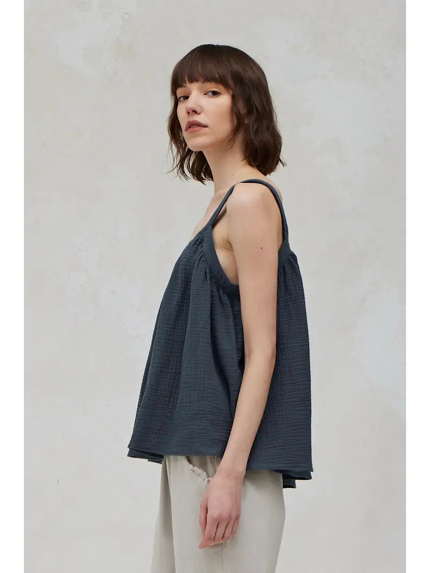 Gauze Tank Top