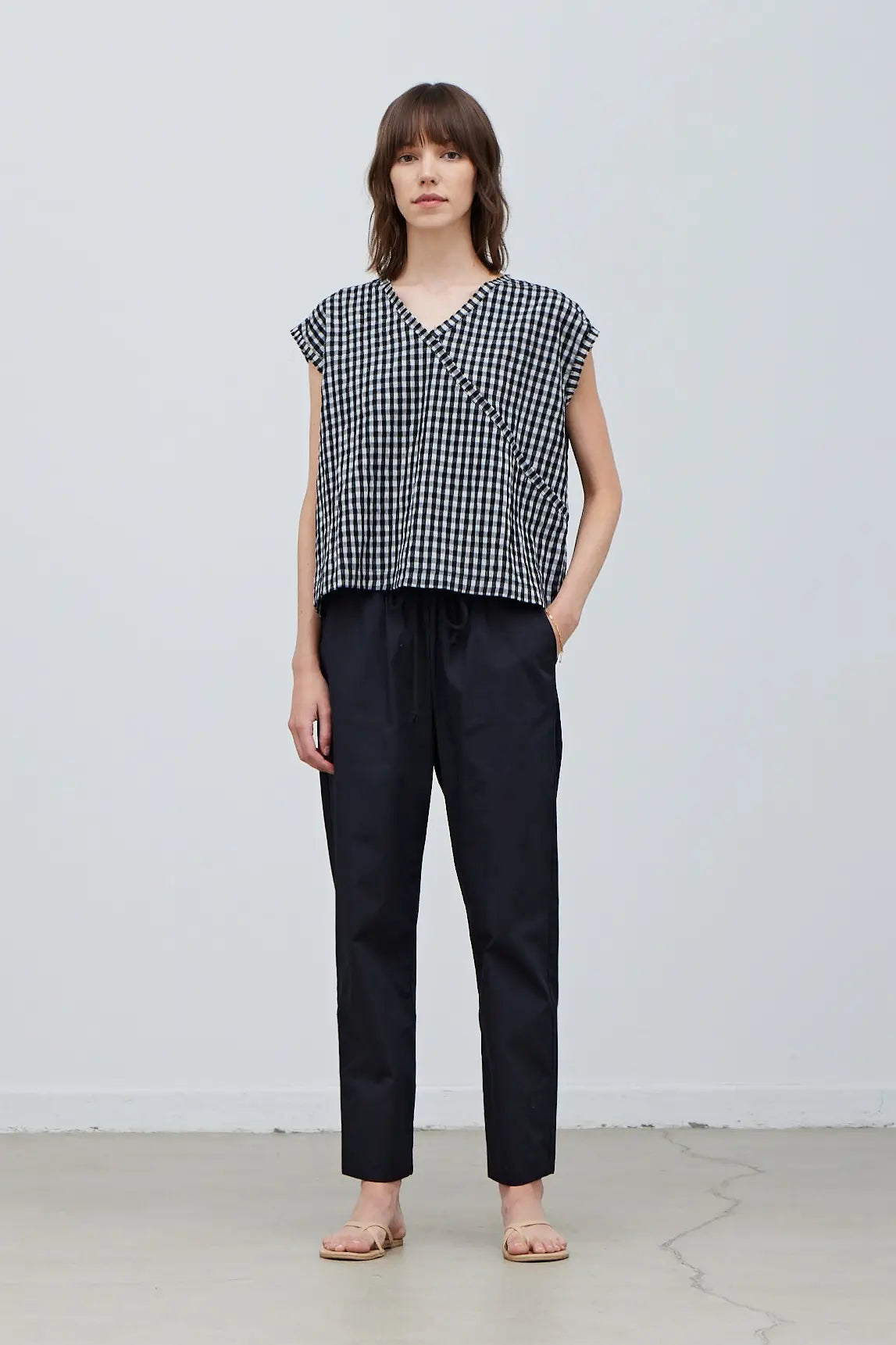 Gingham Summer Top