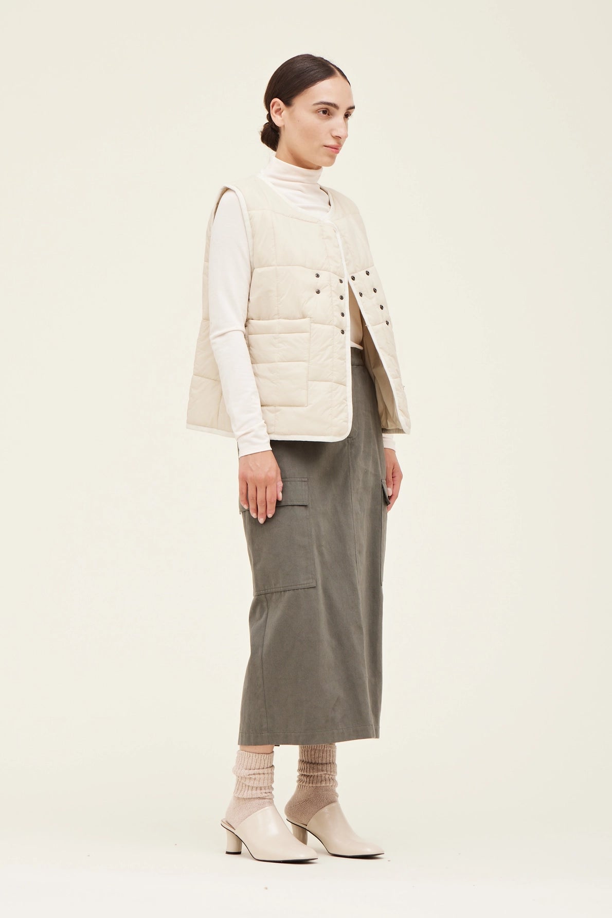 Cargo Twill Skirt
