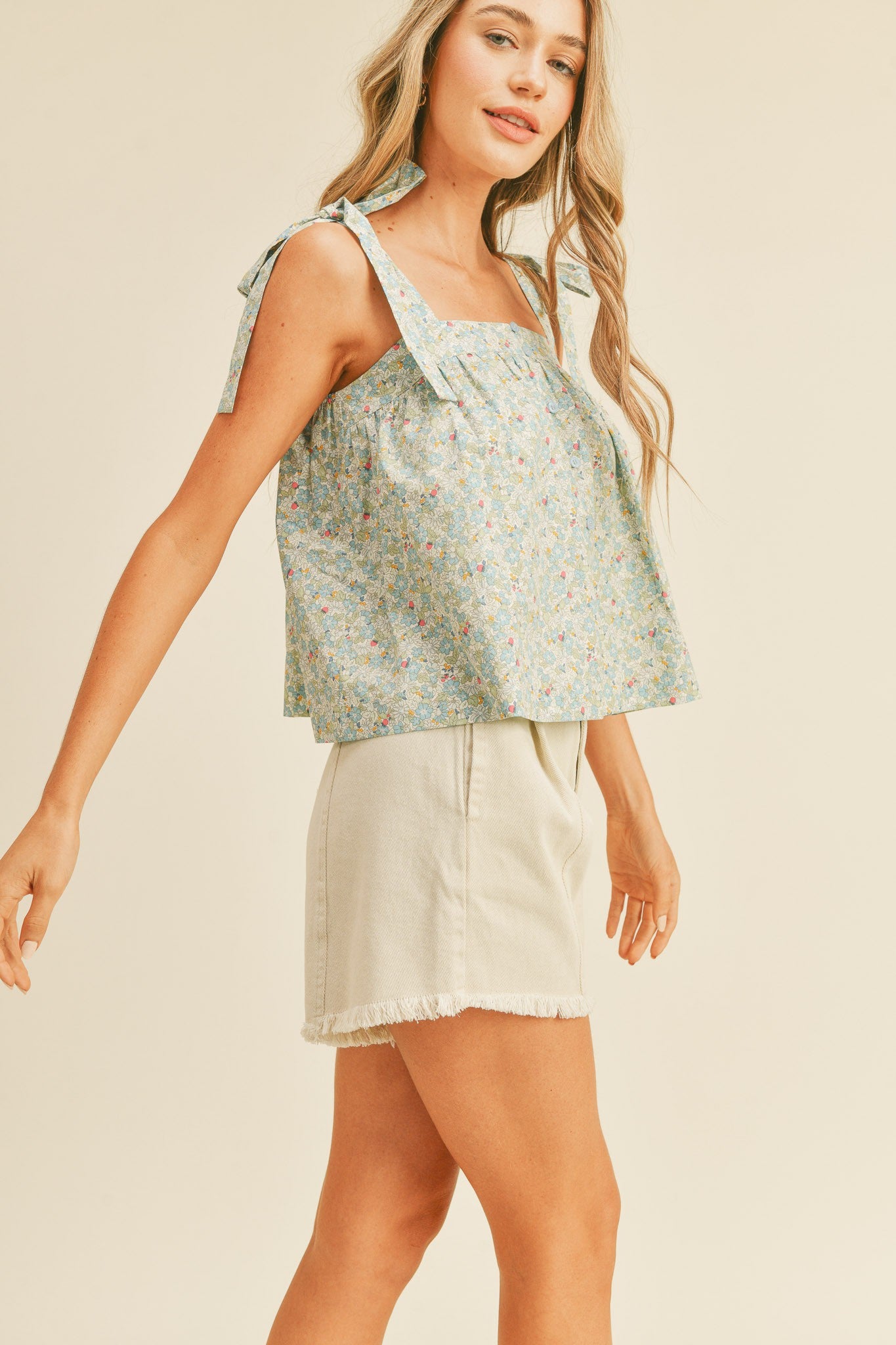 Button Down Tie Tank