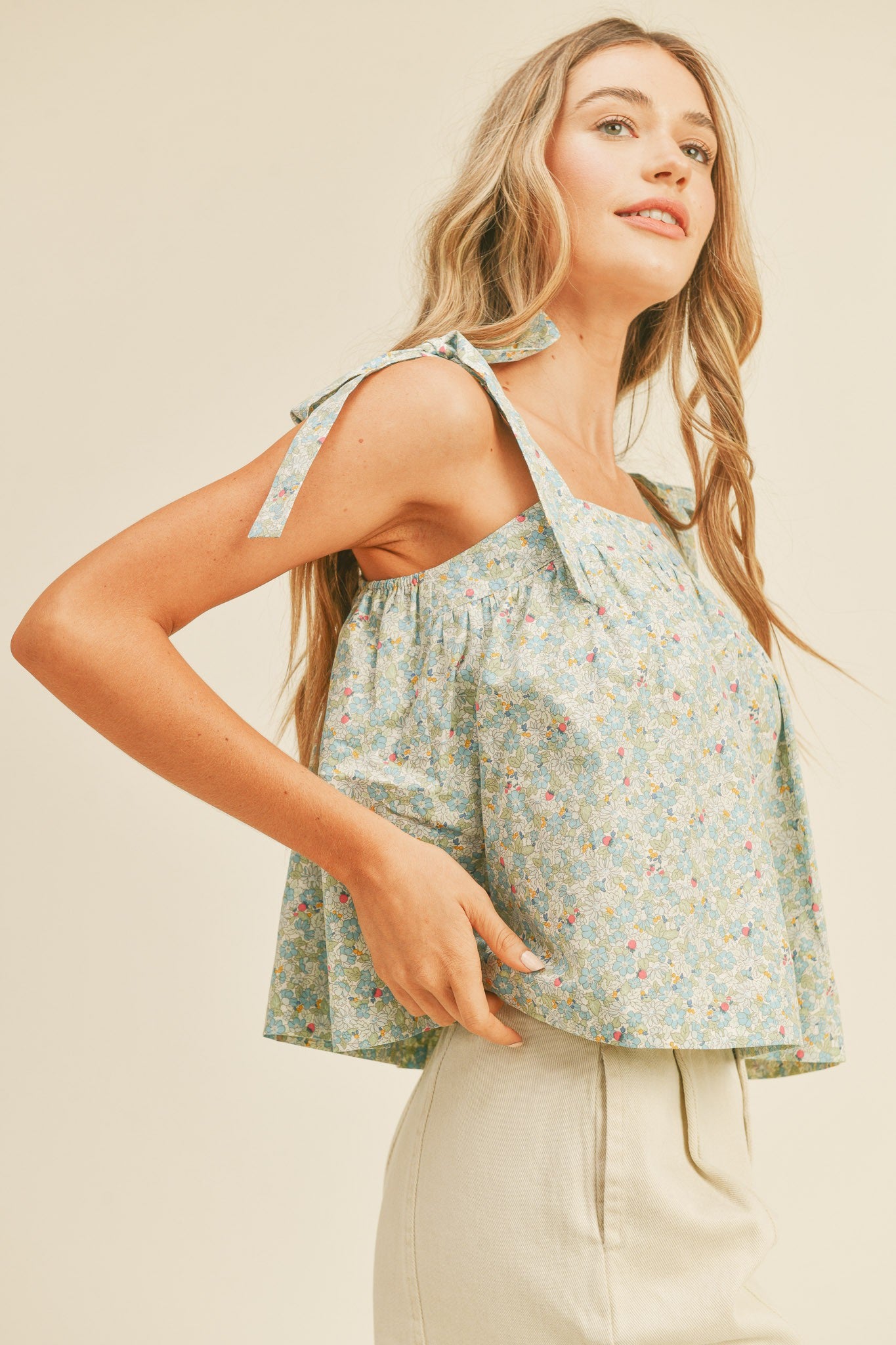 Button Down Tie Tank