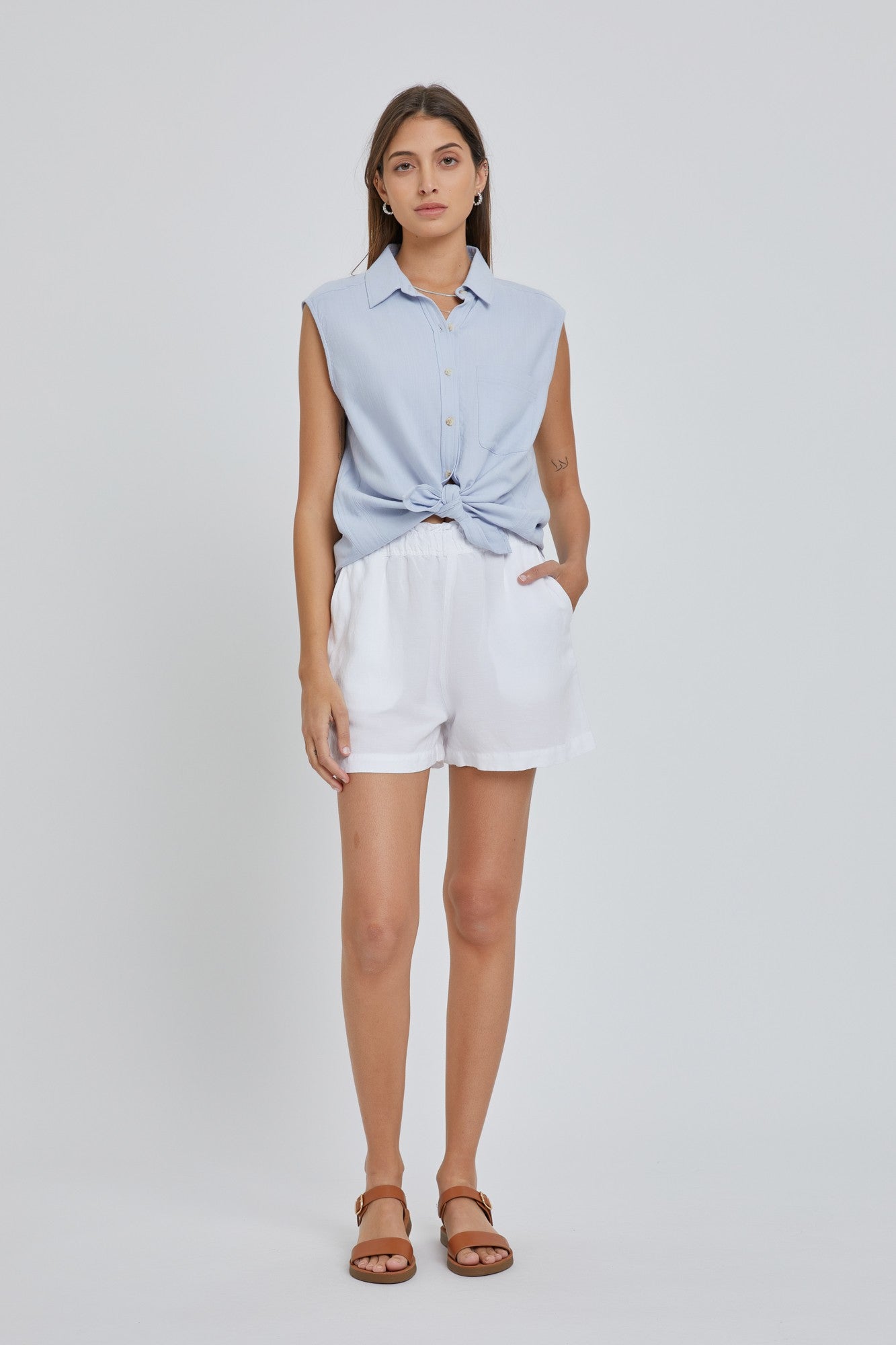 Relaxed Linen Shorts