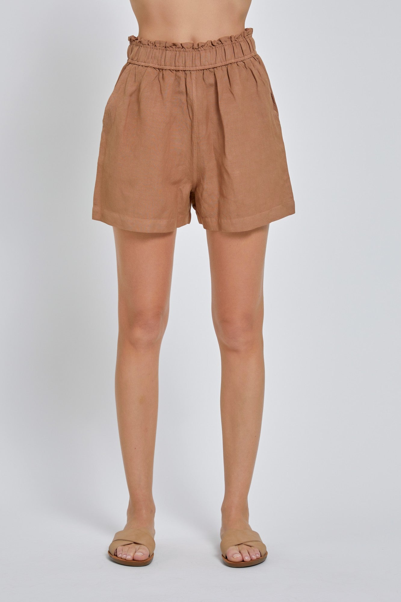 Relaxed Linen Shorts