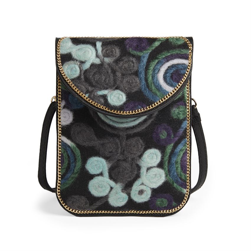 Artisan Felt Crossbody | Blue