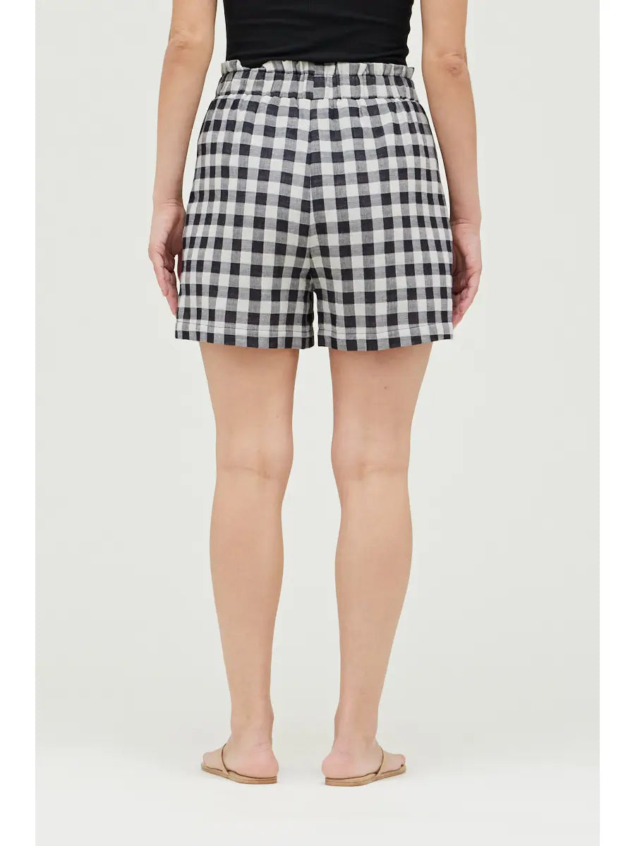 Cotton Gingham Shorts