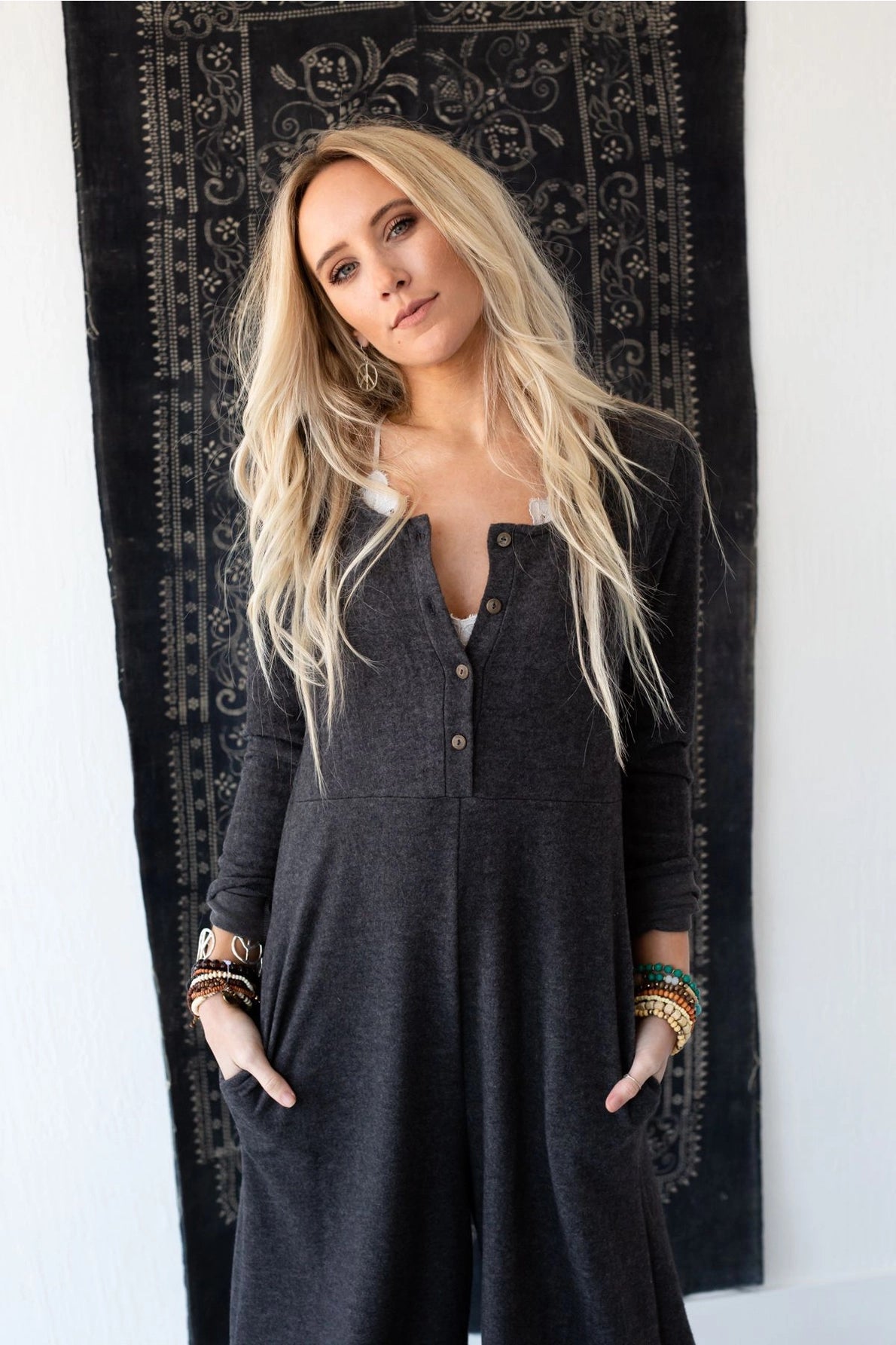 Simply Comfort Jumpsuit | Dark Gray