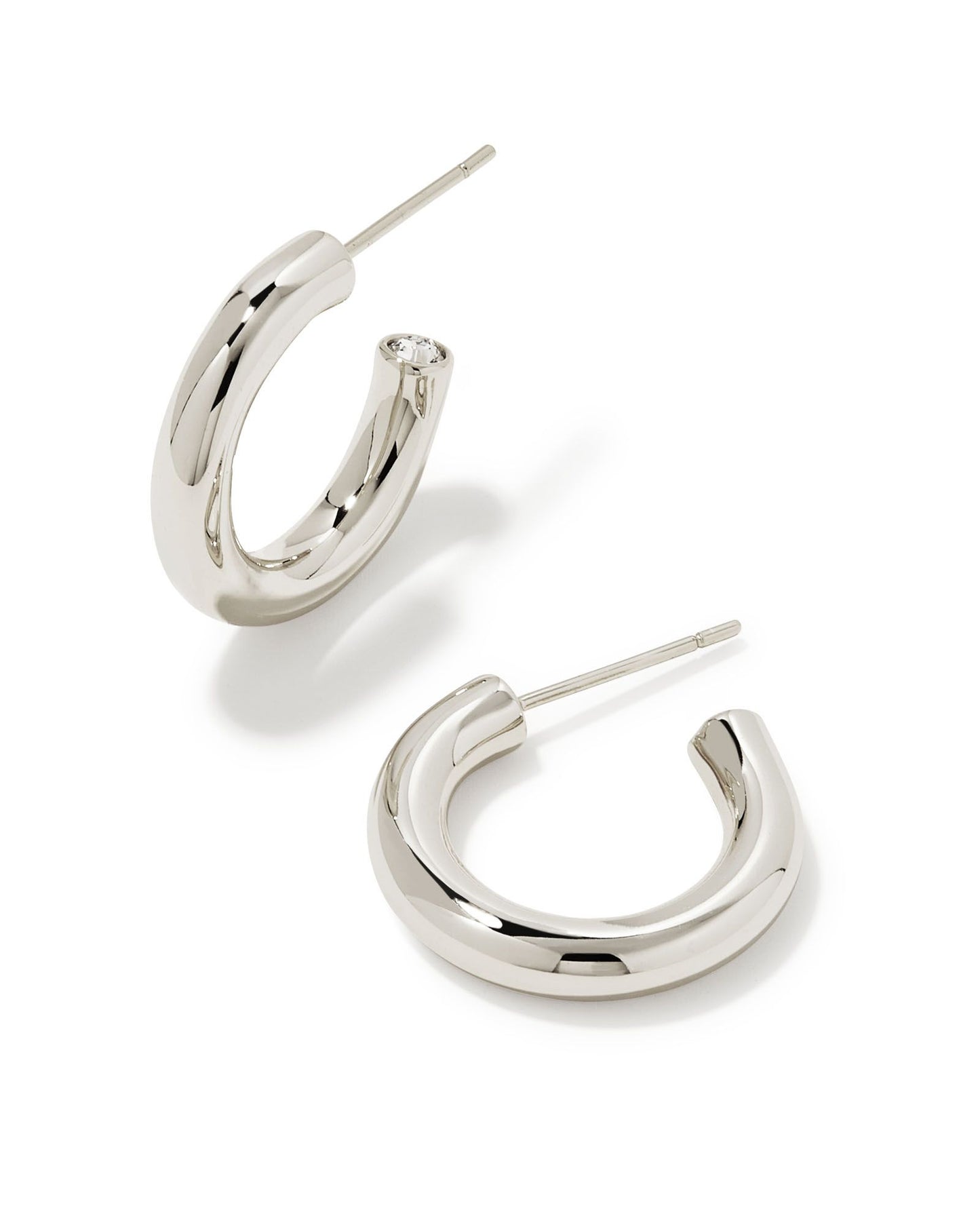 Colette Huggie Hoops | Silver