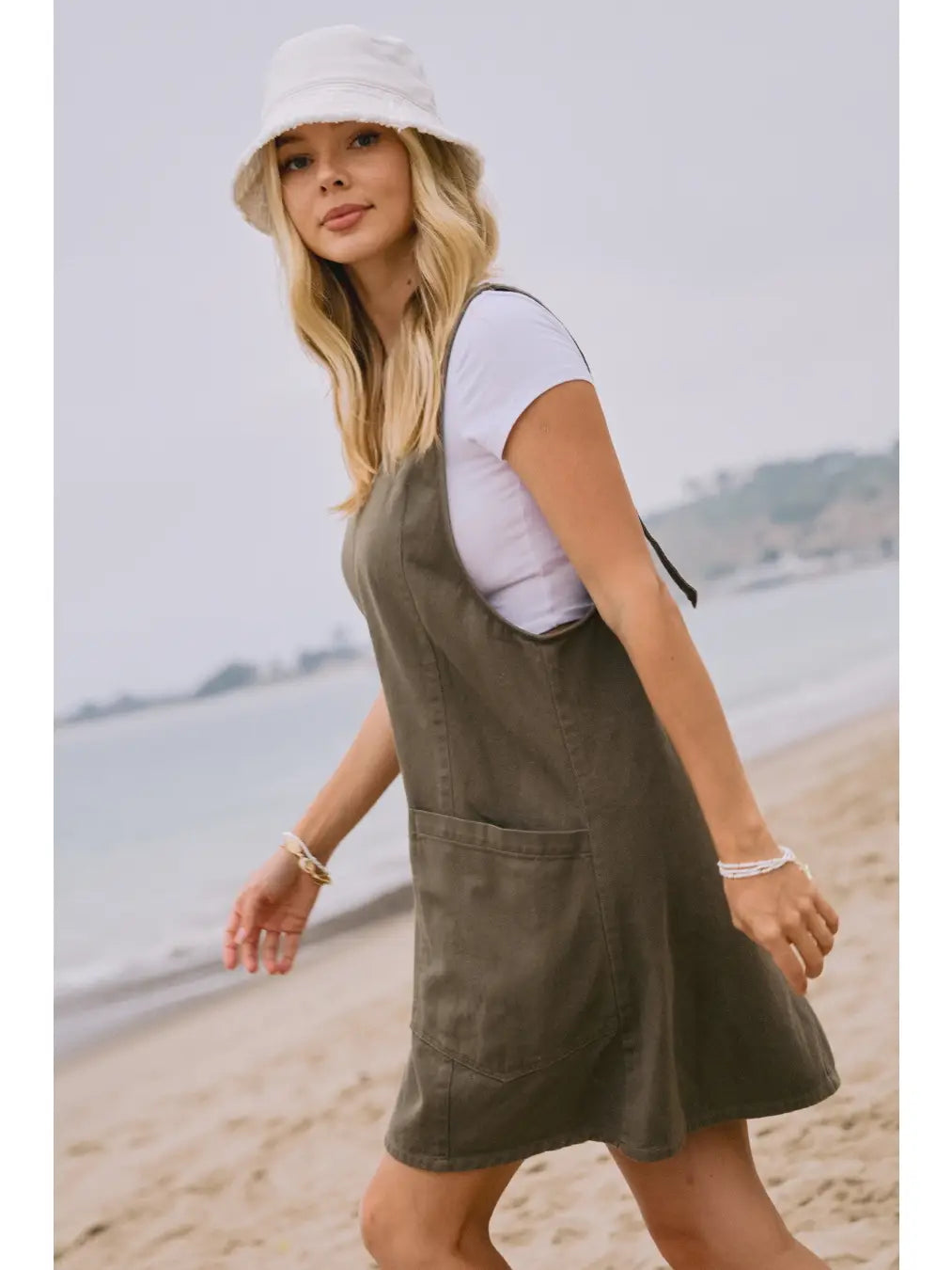 Plus | Denim Mini Dress