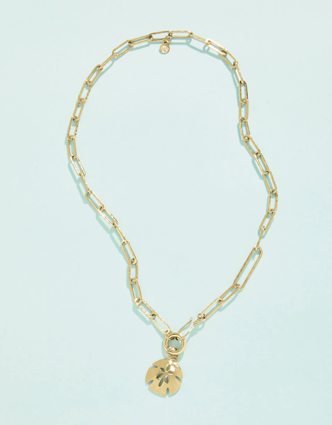 Sand Dollar Charm Necklace 18"