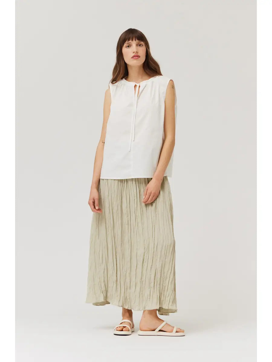Sleeveless Cotton Top