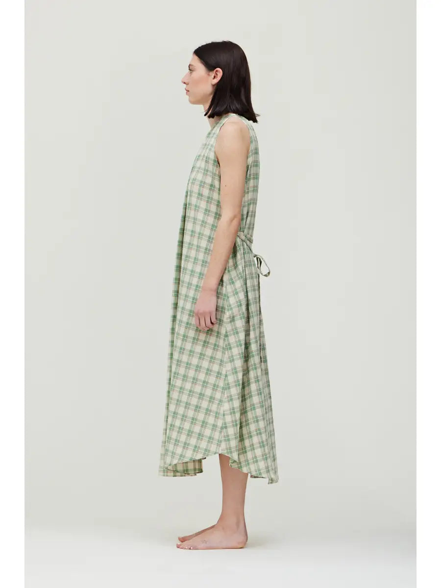 Cotton Plaid Dress