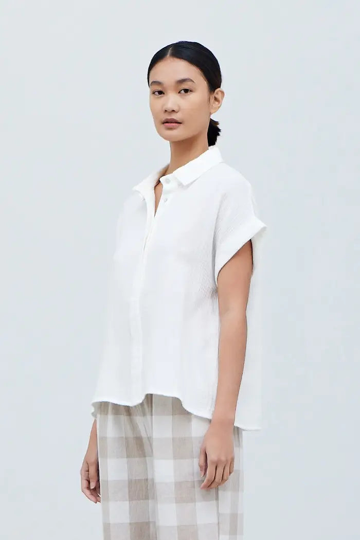 Short Sleeve Double Gauze Shirt