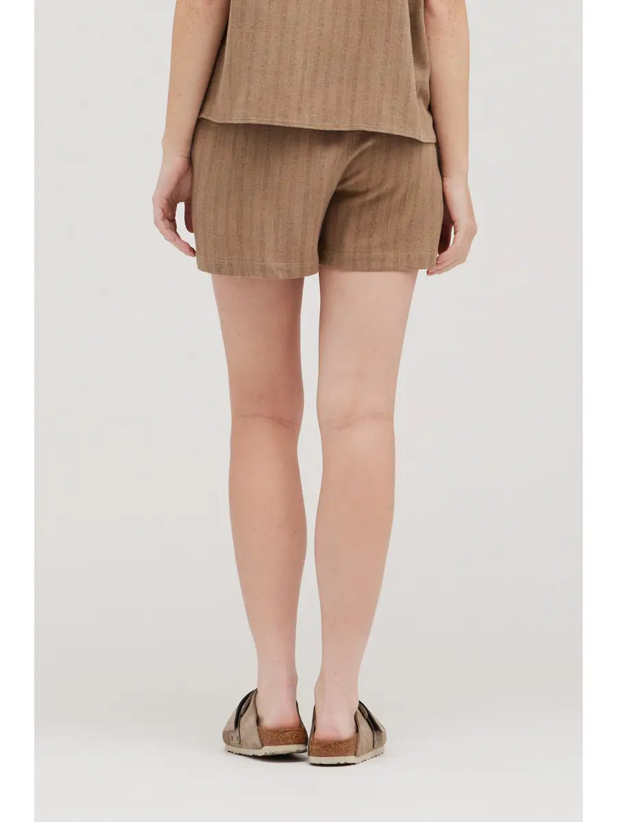 Linen Stripe Shorts