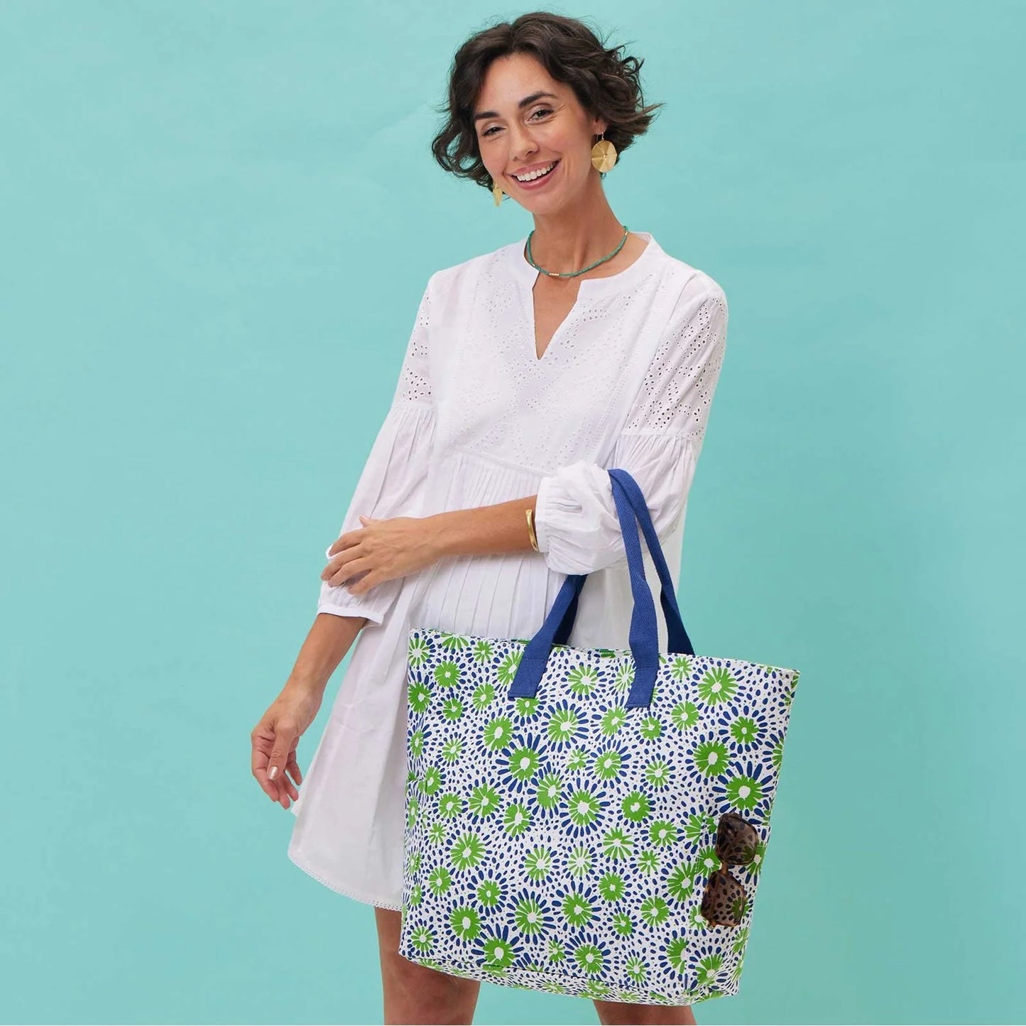 Chamomile Navy/Green Carryall