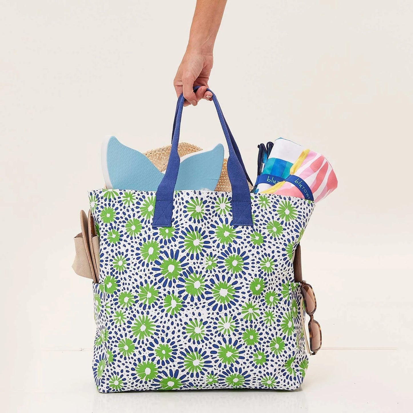 Chamomile Navy/Green Carryall
