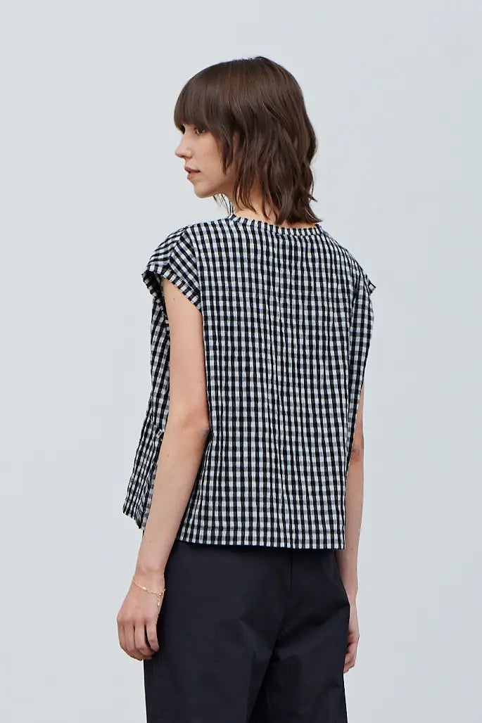 Gingham Summer Top