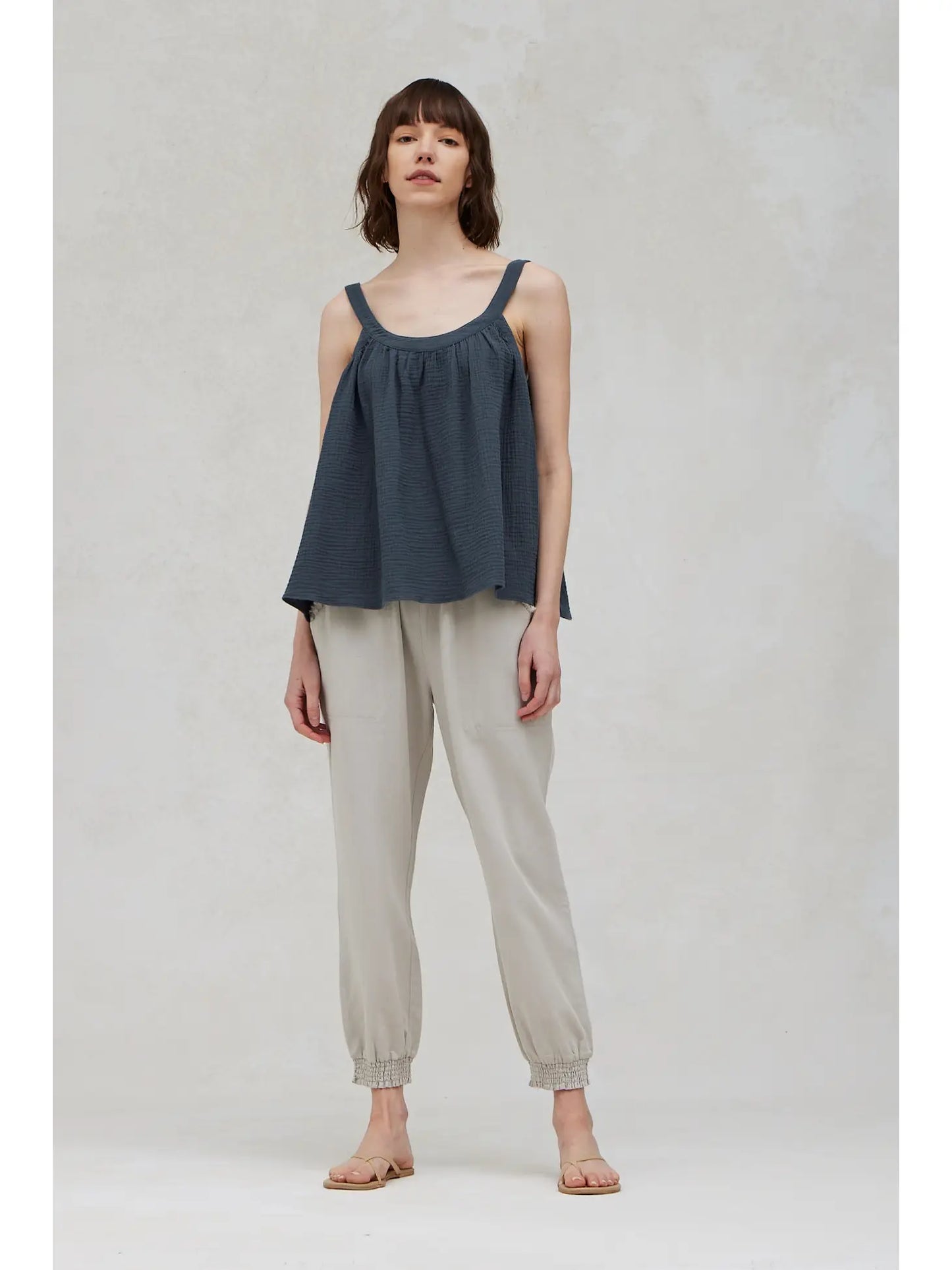 Gauze Tank Top
