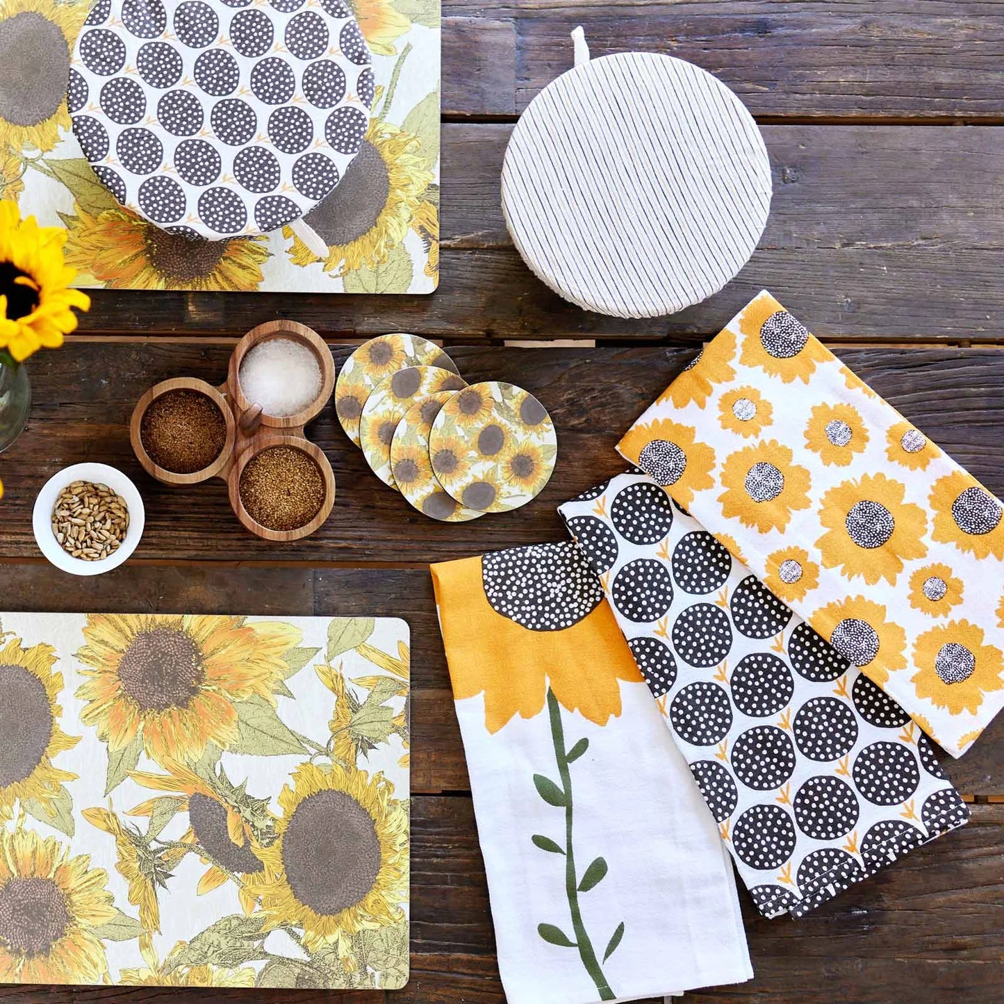 Kitchen Towel Set of 3 | Sunflowers