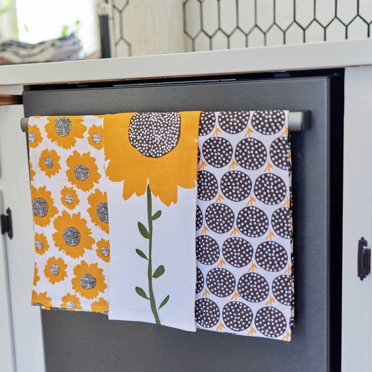 Kitchen Towel Set of 3 | Sunflowers