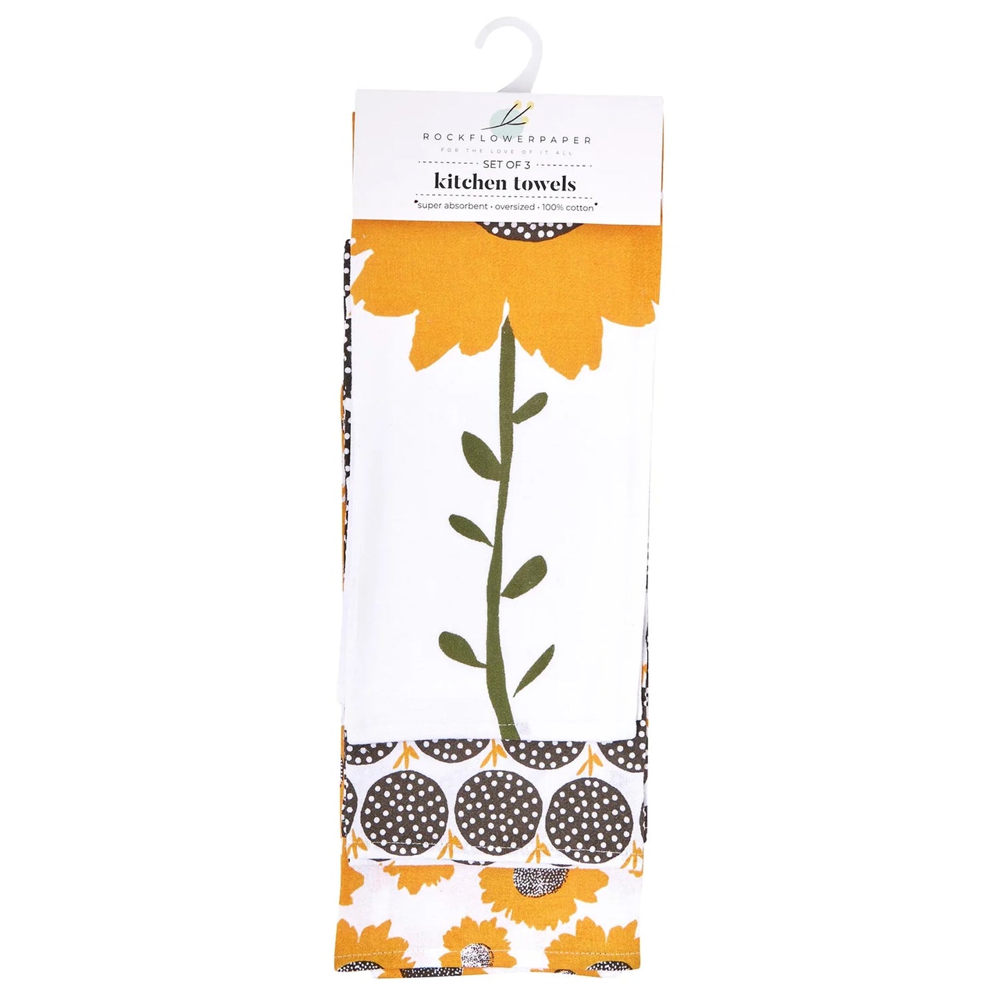 Kitchen Towel Set of 3 | Sunflowers