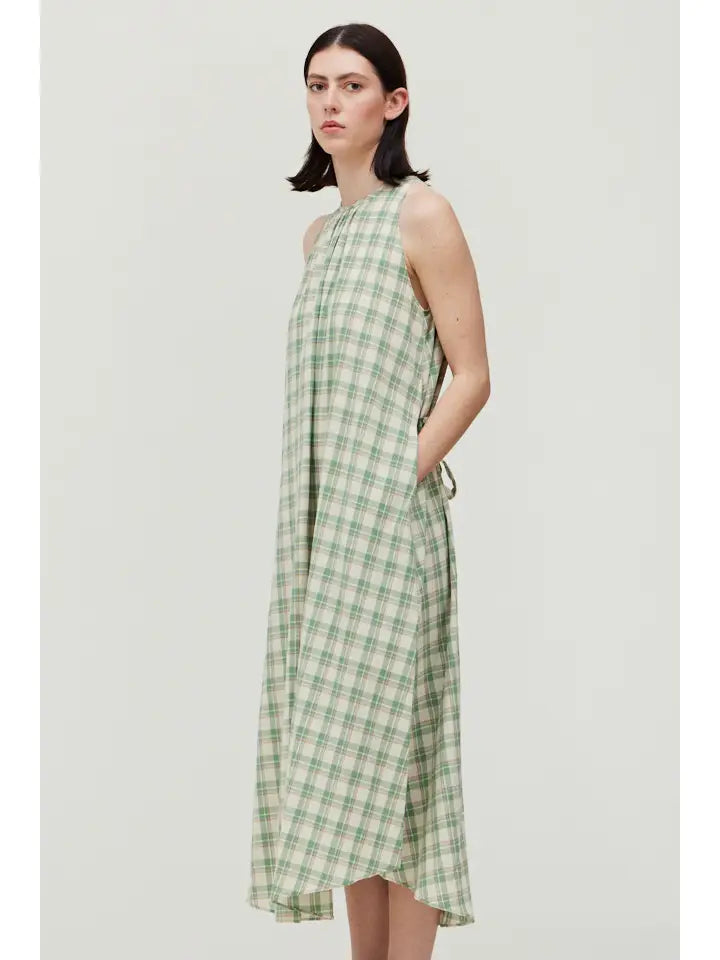 Cotton Plaid Dress