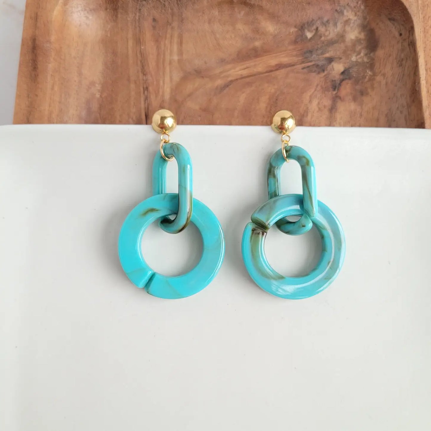 Cora Earrings | Turquoise