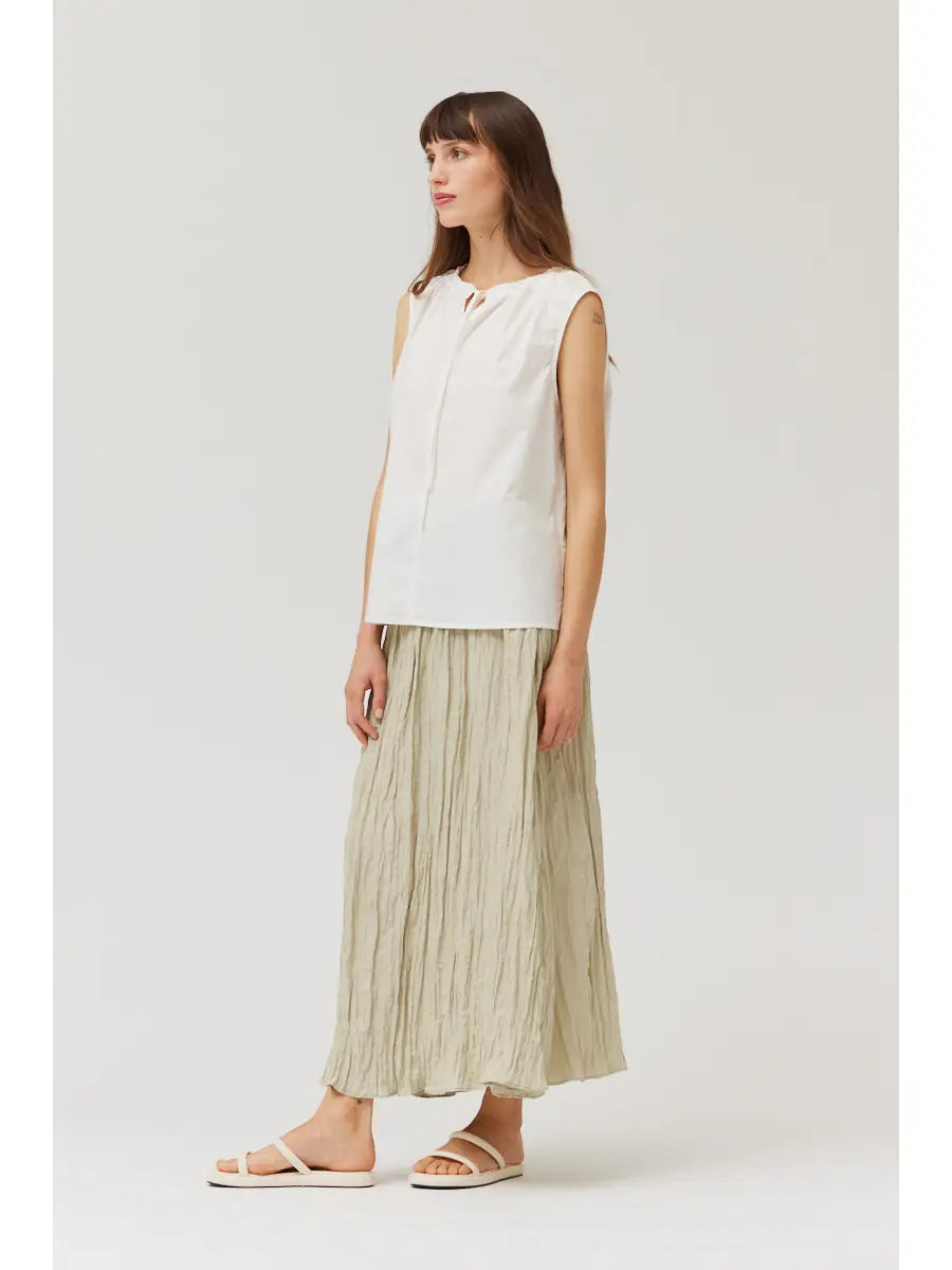 Sleeveless Cotton Top