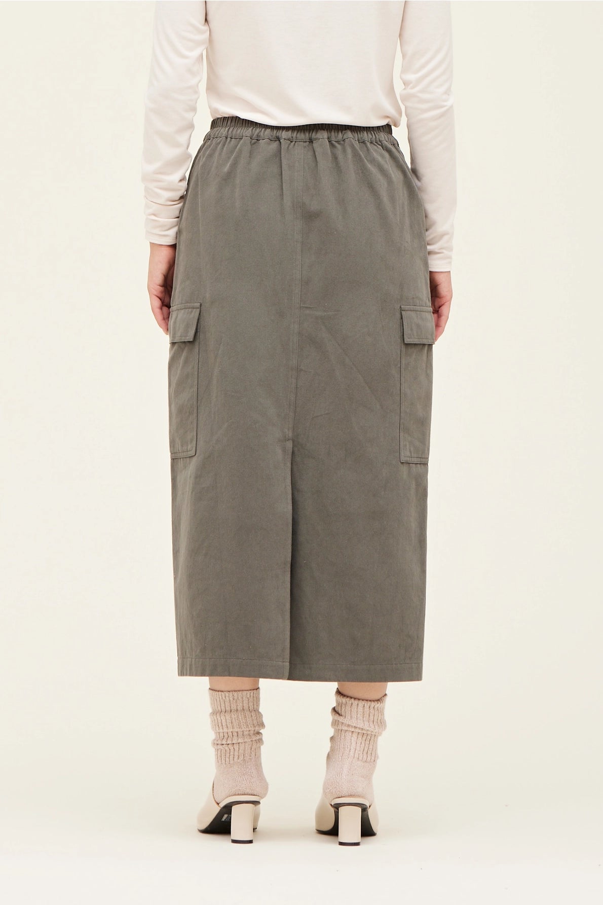 Cargo Twill Skirt