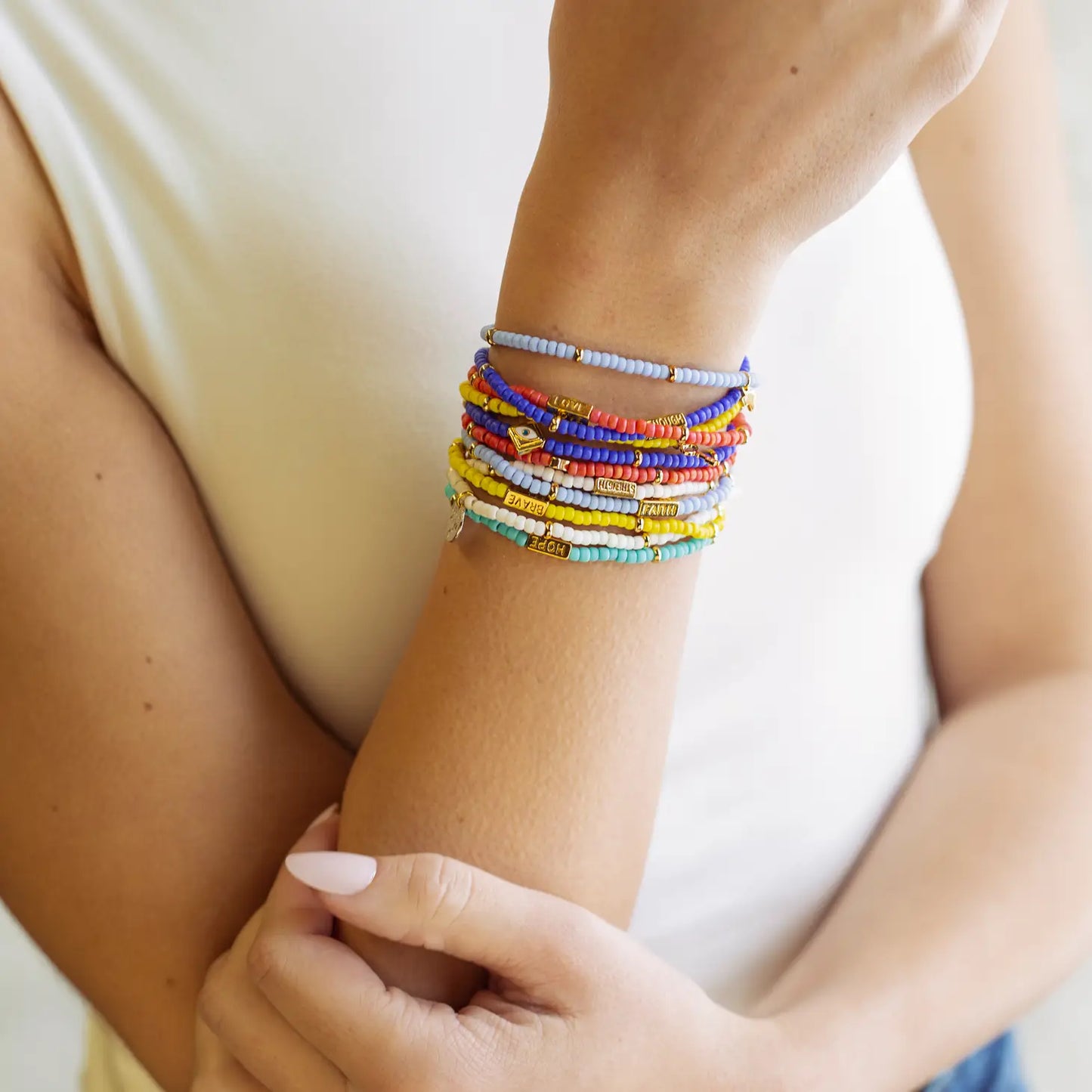 Reminders Bracelet | Cross & Cornflower