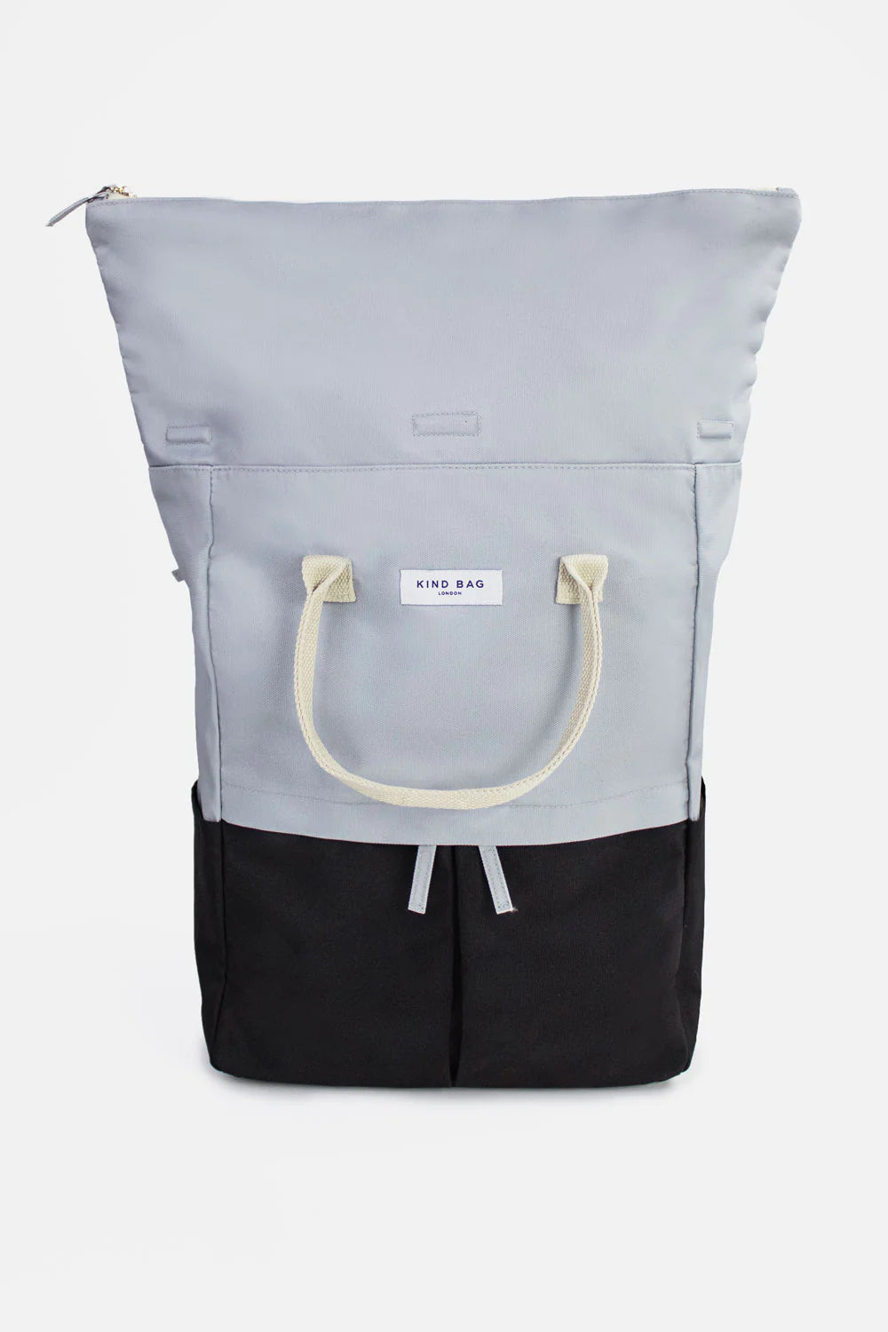 Light Grey & Black | “Hackney” 2.0 Backpack | Large