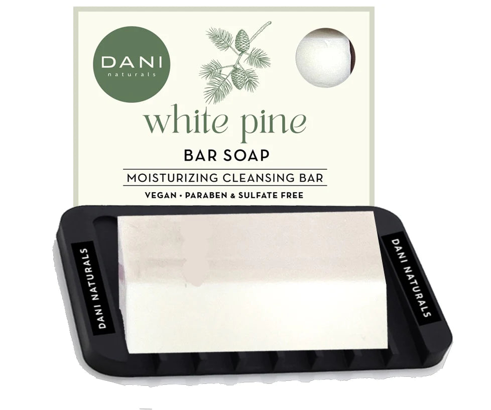 Bar Soap with Dish Set | White Pine
