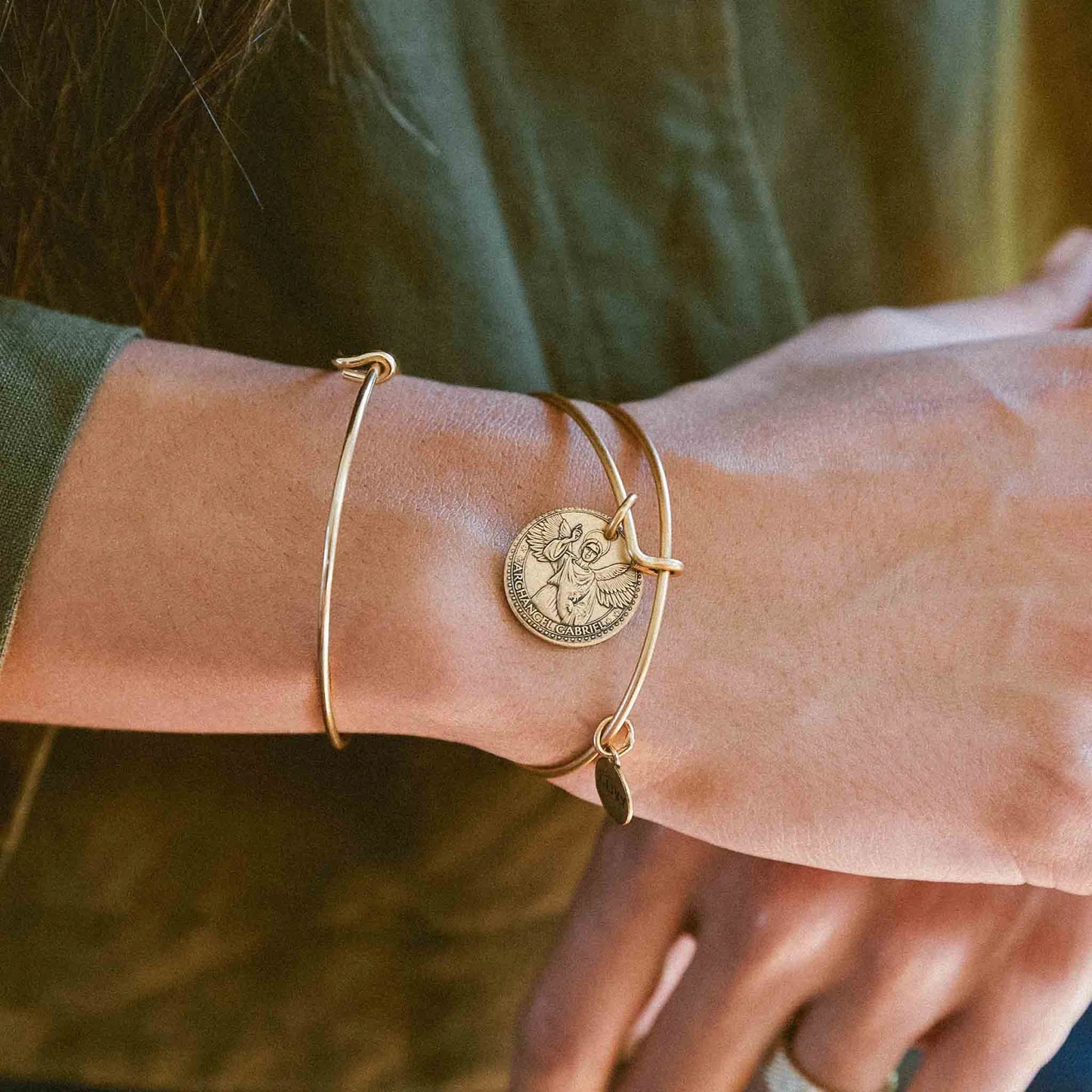 Mother Mary + Archangel Gabriel Guidance Bangle