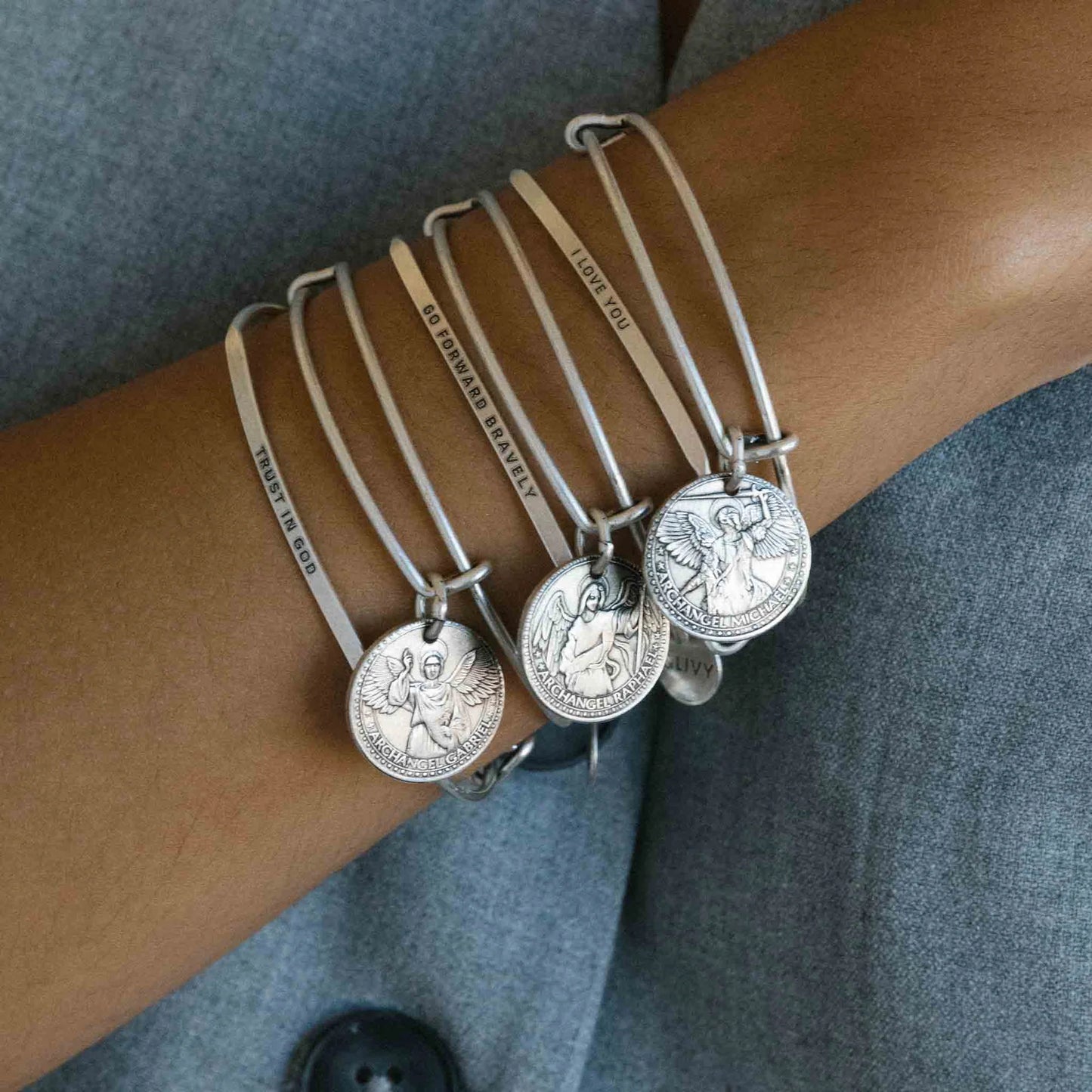 Mother Mary + Archangel Gabriel Guidance Bangle