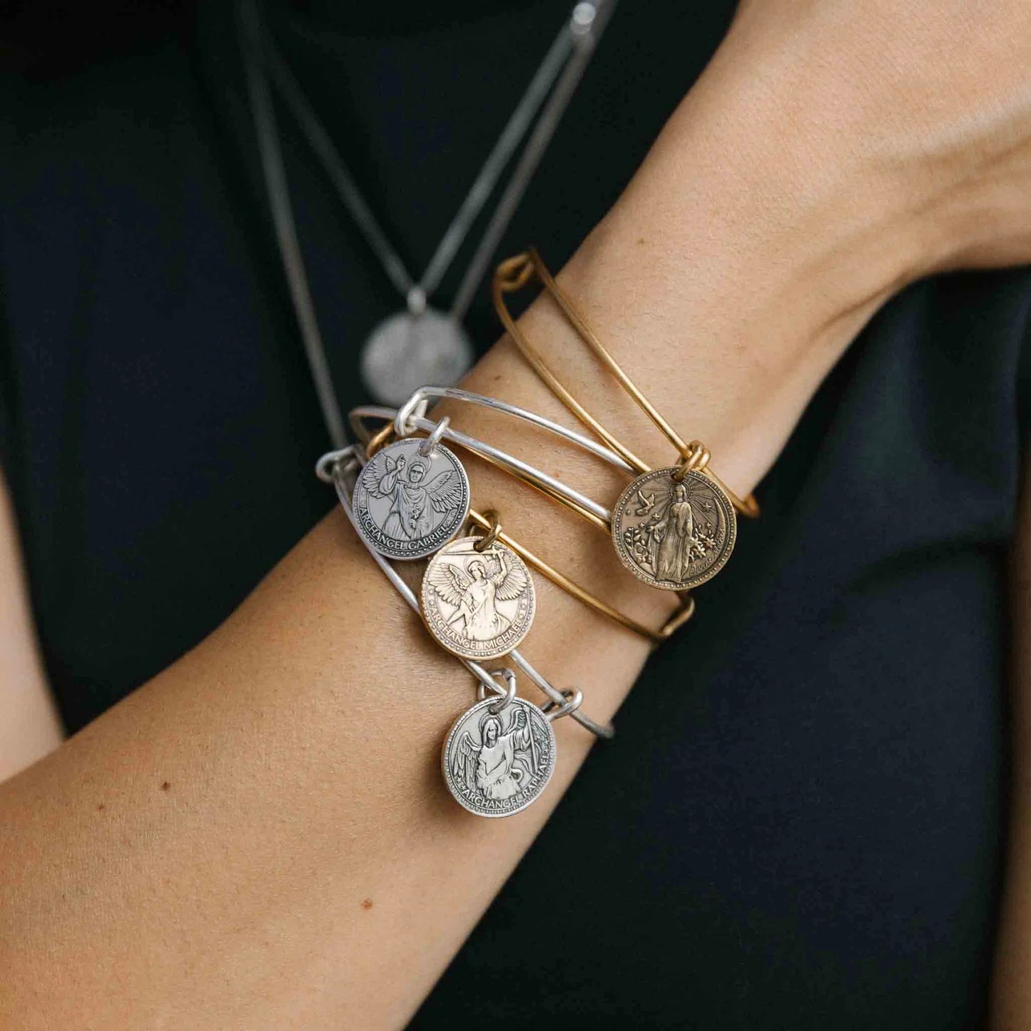 Mother Mary + Archangel Gabriel Guidance Bangle
