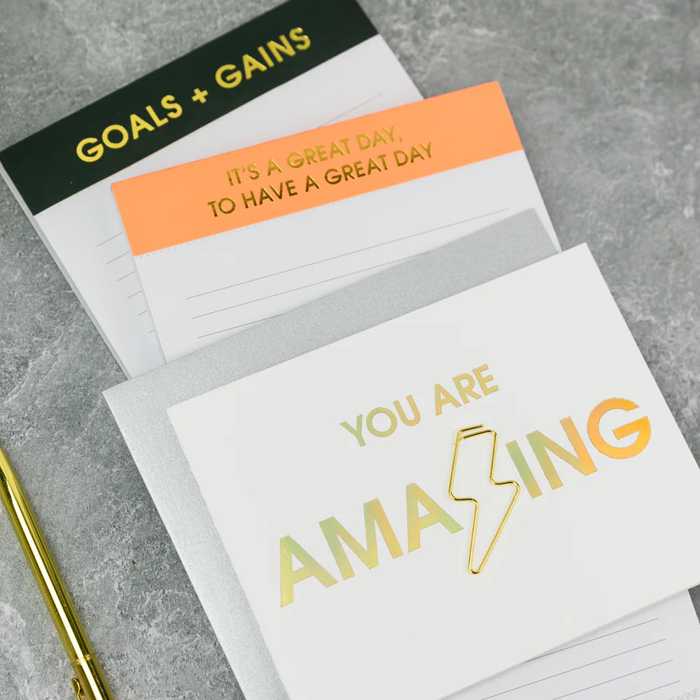 Goals + Gains Notepad