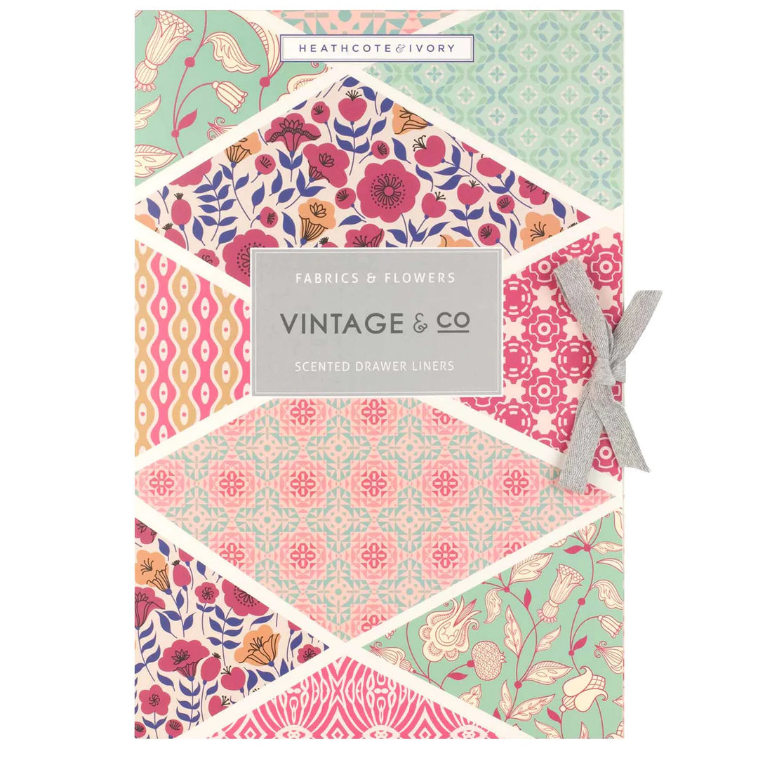 Vintage & Co Fabrics & Flowers Scented Drawer Liners