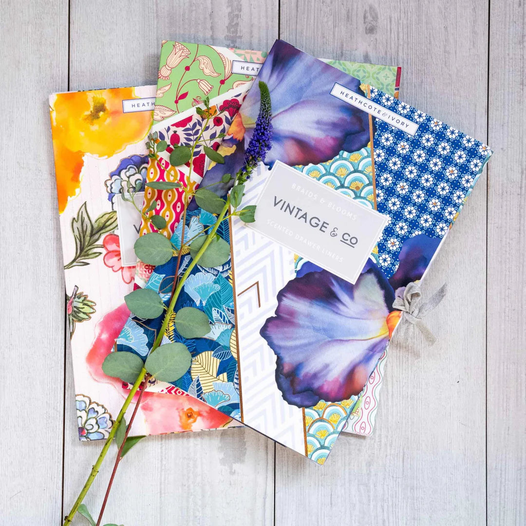 Vintage & Co Fabrics & Flowers Scented Drawer Liners
