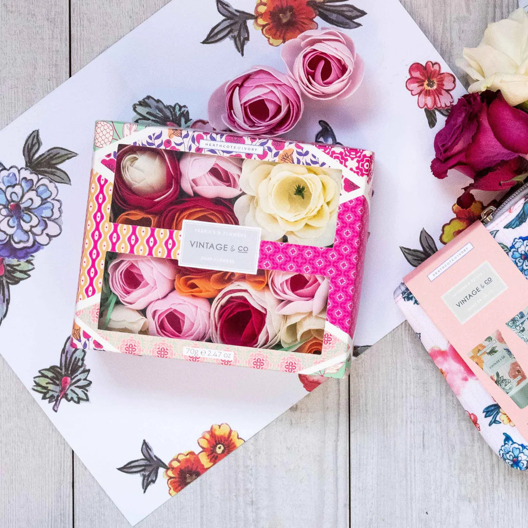 Vintage & Co Fabrics & Flowers Soap Flowers