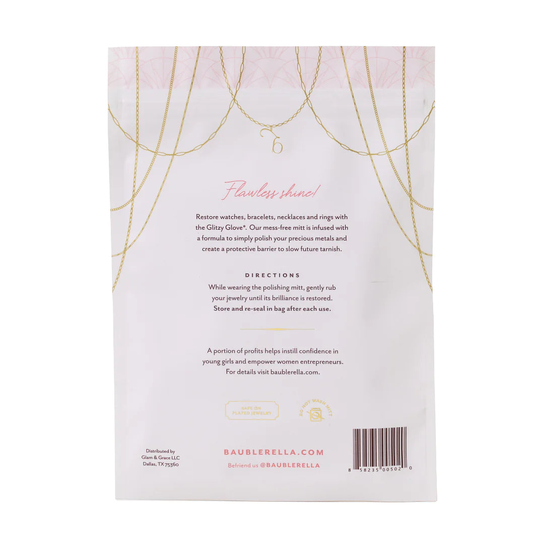 Glitzy Glove® Anti-Tarnish Jewelry Polishing Mitt