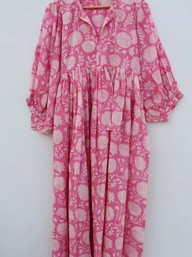 Floral Print Mini Dress Mini Dress Long Deep Neck Women Soft