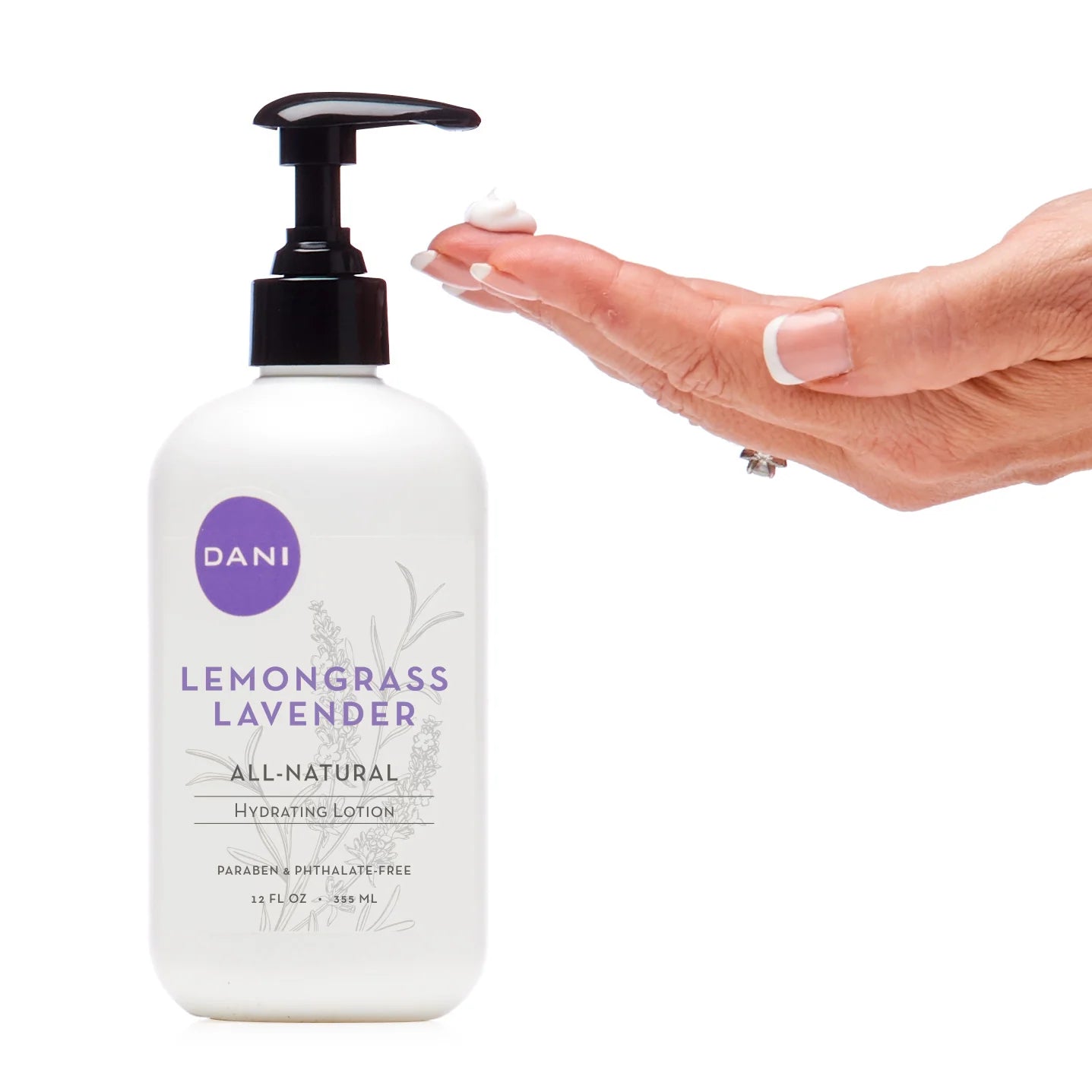 12oz Lotion | Lemongrass Lavender