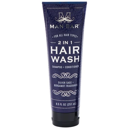 Man Bar 2-in-1 Hair Wash | Silver Sage & Bergamot