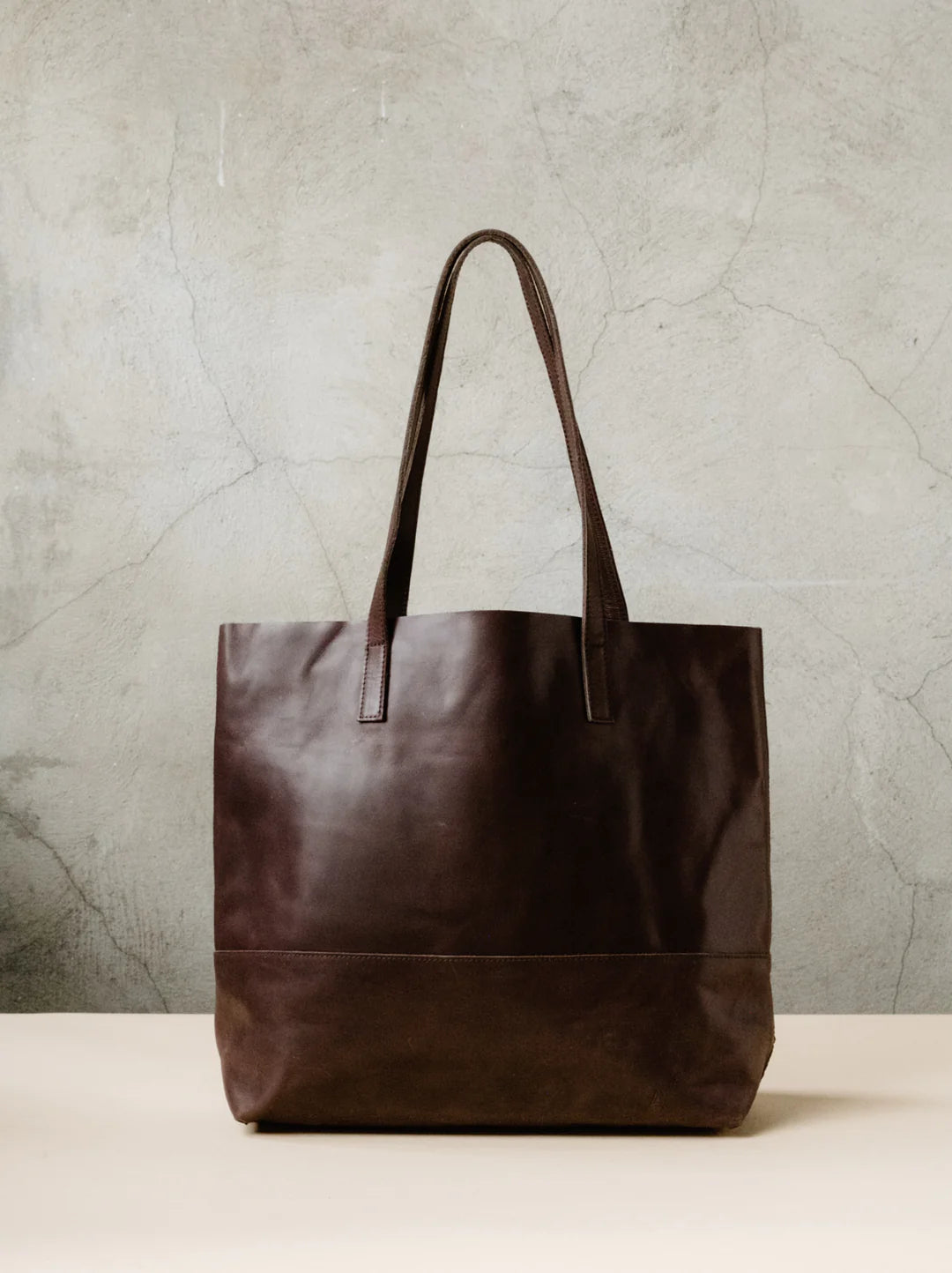 Mamuye Classic Tote Chocolate Brown Patch Co