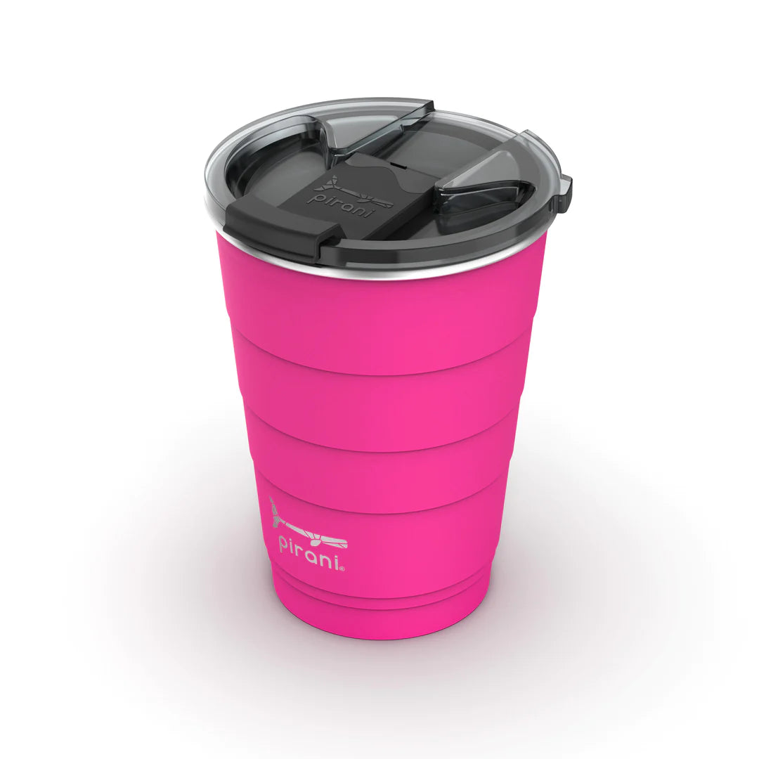 16oz Stainless Steel Insulated Tumbler | Dragon Fruit Fuchsia
