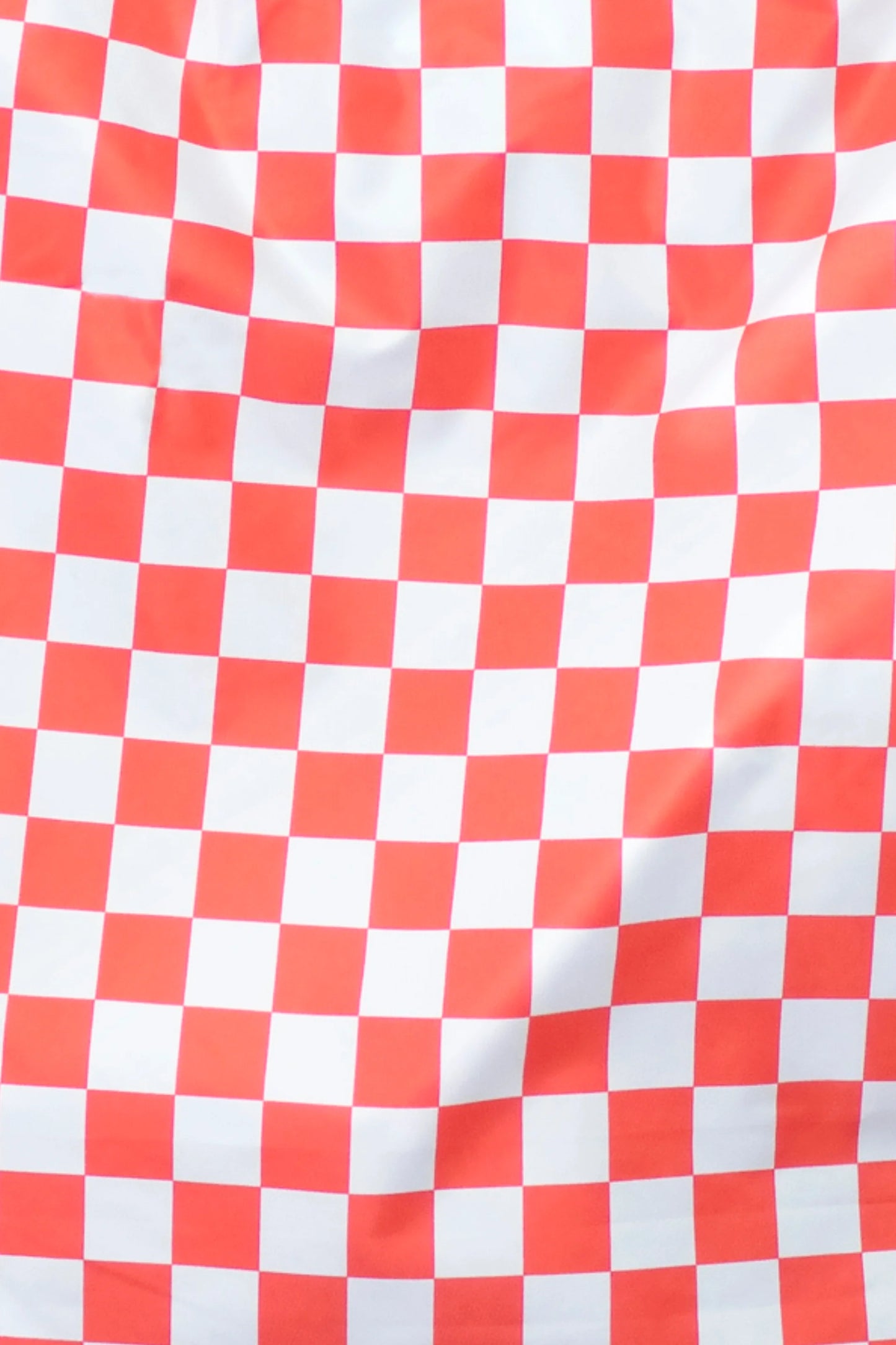 Medium Reusable Bag | Checkerboard | Red & Blue