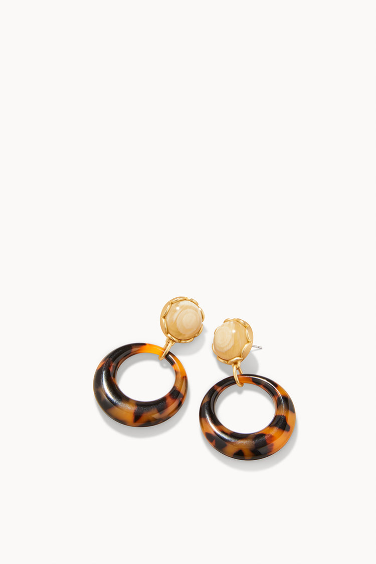 Mod Jenny Earrings Tortoise
