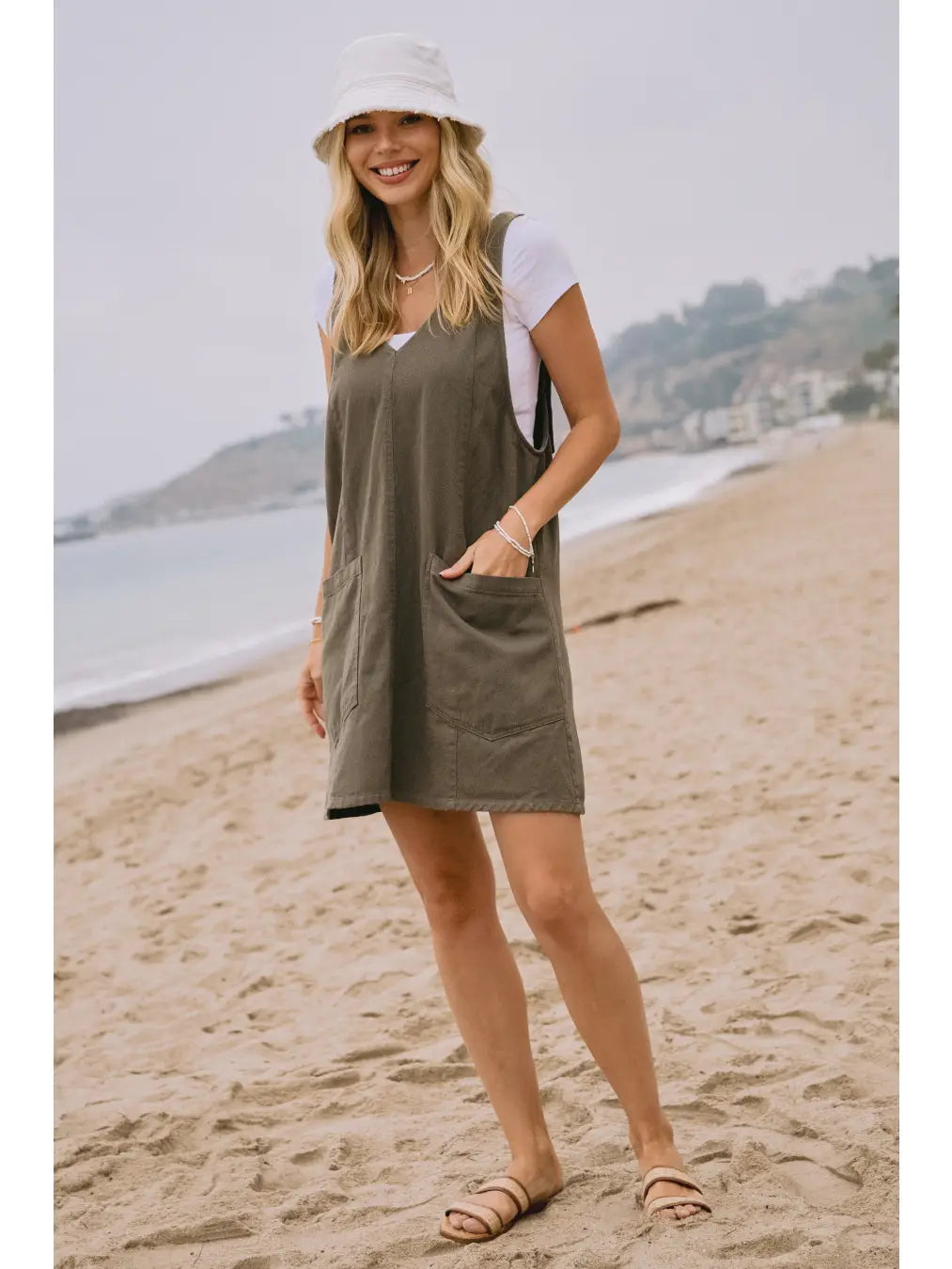 Plus | Denim Mini Dress