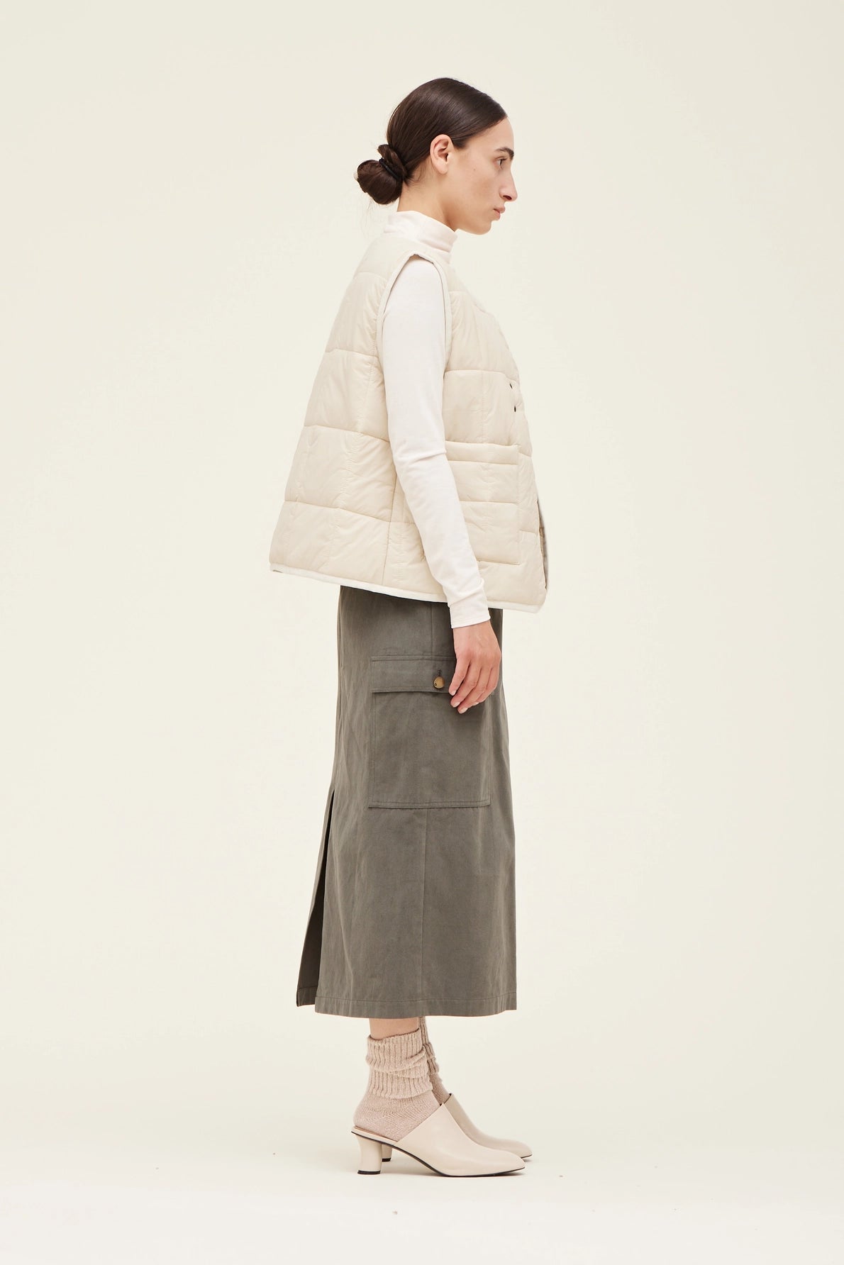 Cargo Twill Skirt