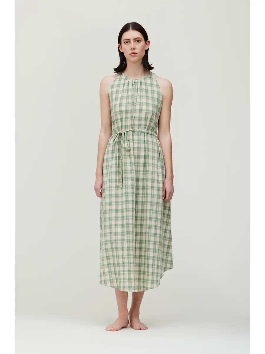 Cotton Plaid Dress
